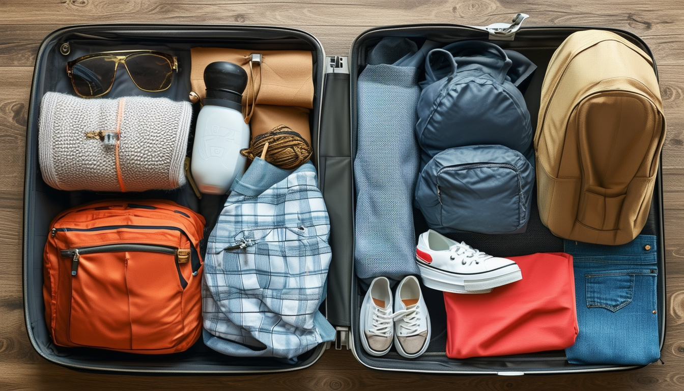 découvrez les indispensables à emporter dans votre valise pour un voyage parfait : vêtements, accessoires, produits de toilette et autres essentiels à ne pas oublier.