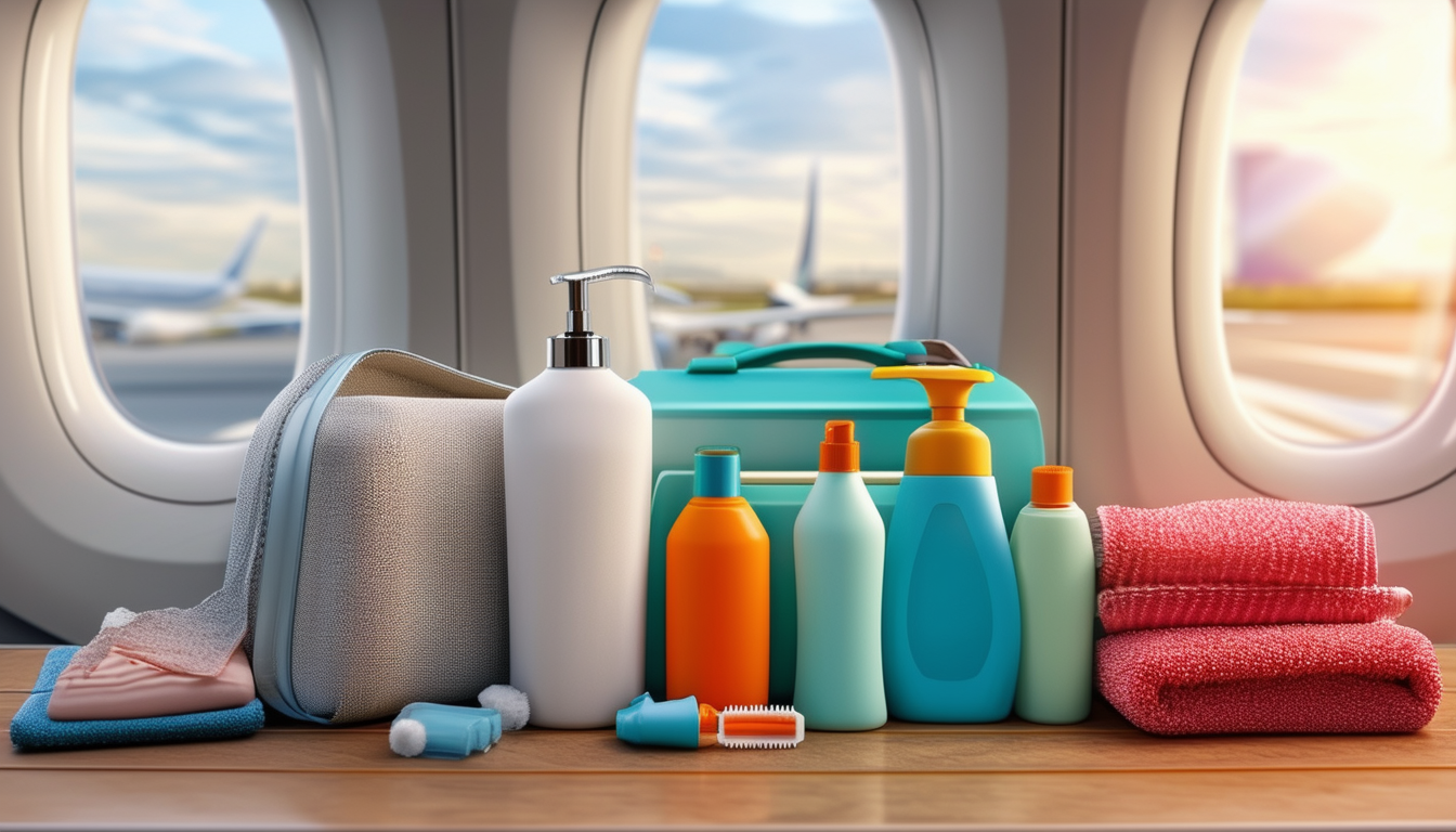 découvrez les articles d'hygiène et de toilette autorisés en bagage cabine lors de voyages en avion pour un voyage serein et pratique.